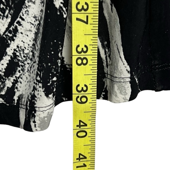 Lauren Ralph Lauren Boatneck Black & White Midi Floral Print Dress Sz: 10 - Picture 10 of 13